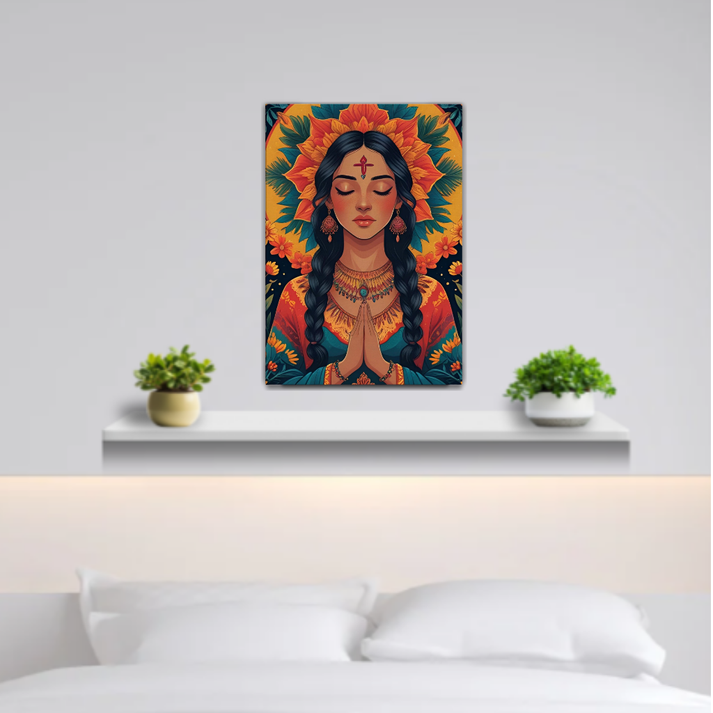 Toile spirituelle "Élève ton esprit, émerveille ton âme"