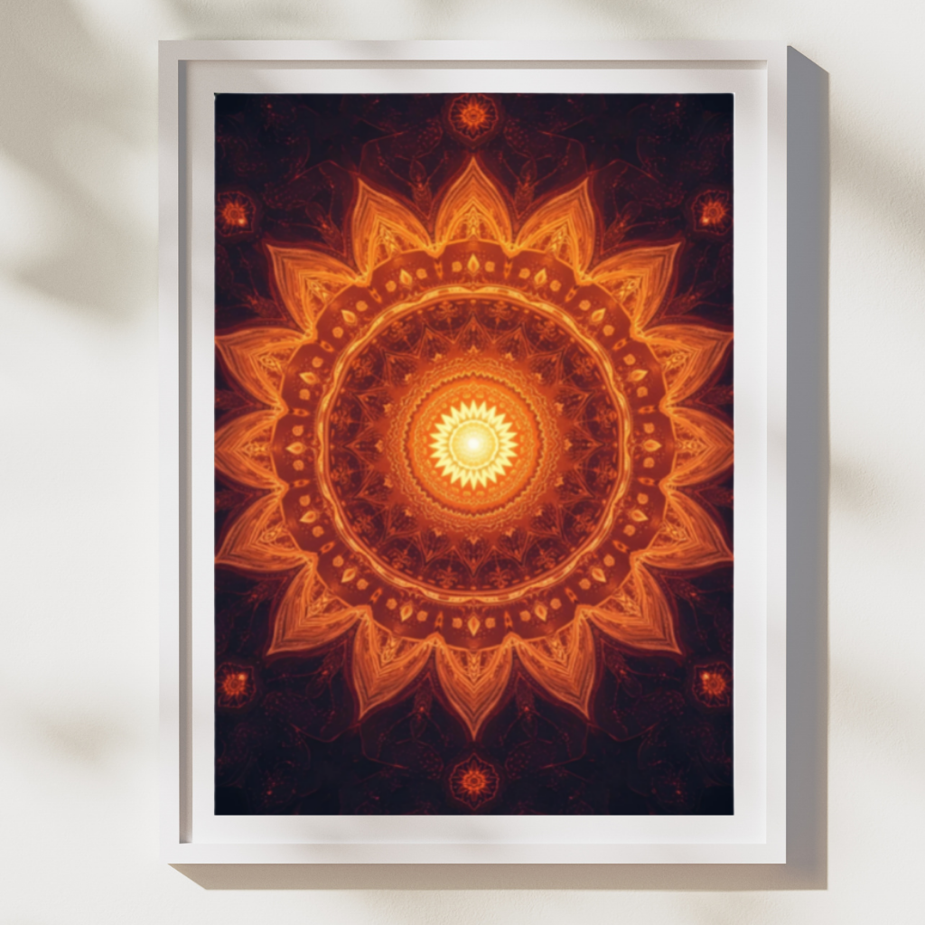 Poster Mandala “Puissance Intérieure”