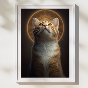 Poster "Chat de Sagesse & Protection"