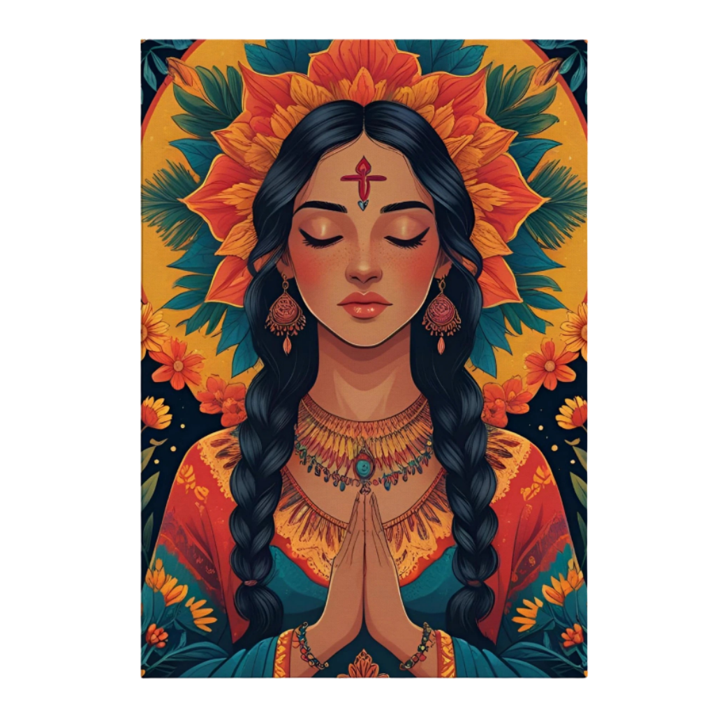 Toile spirituelle "Élève ton esprit, émerveille ton âme"